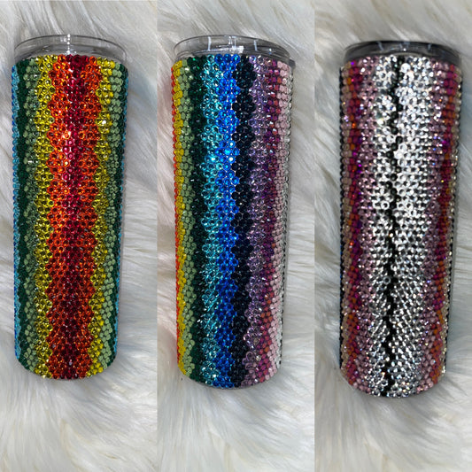 20oz Stainless Steel With Rhinestones