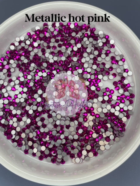 Metallic Hot Pink