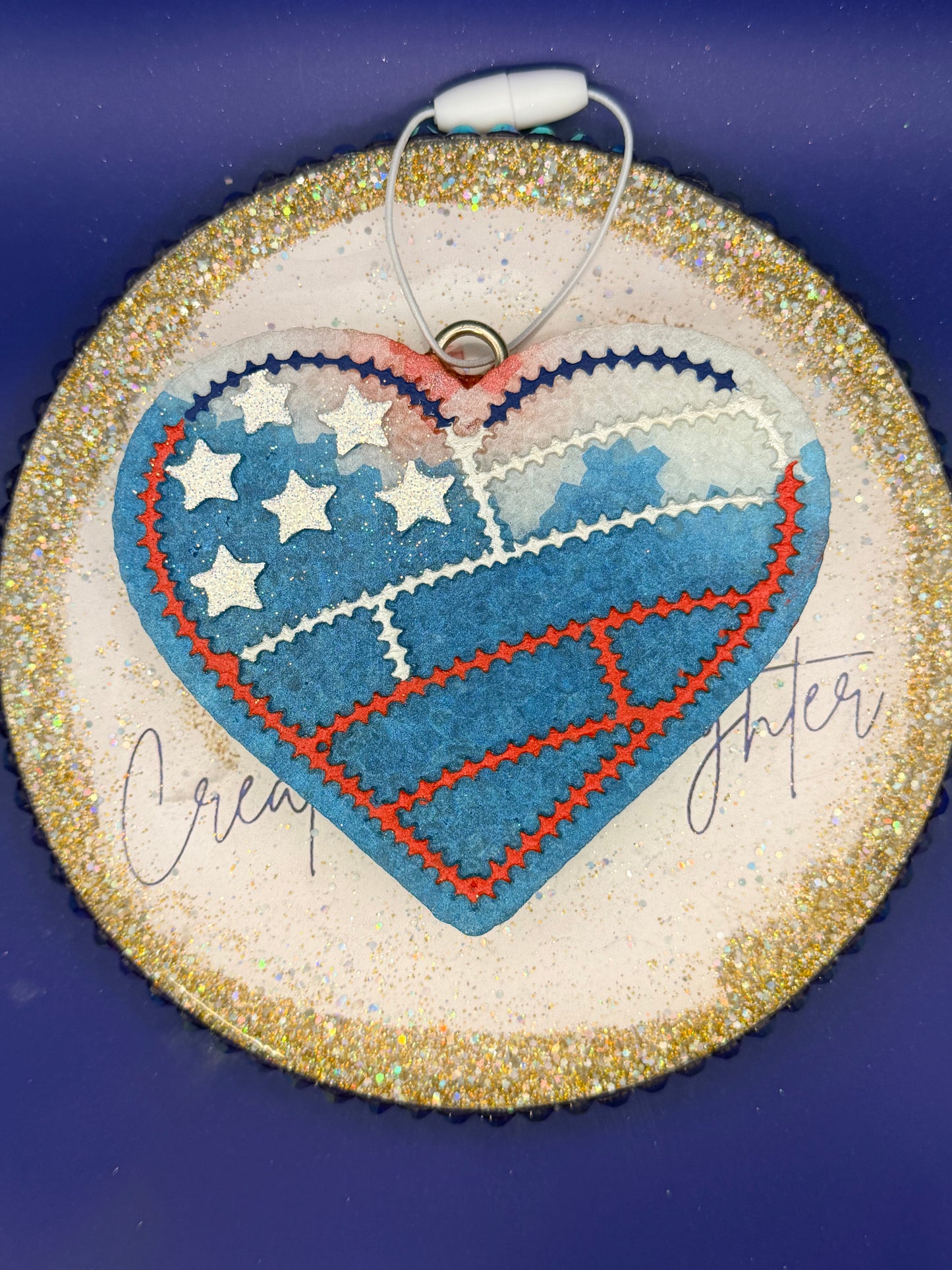 Car freshener “4th of july” “flag” “heart”